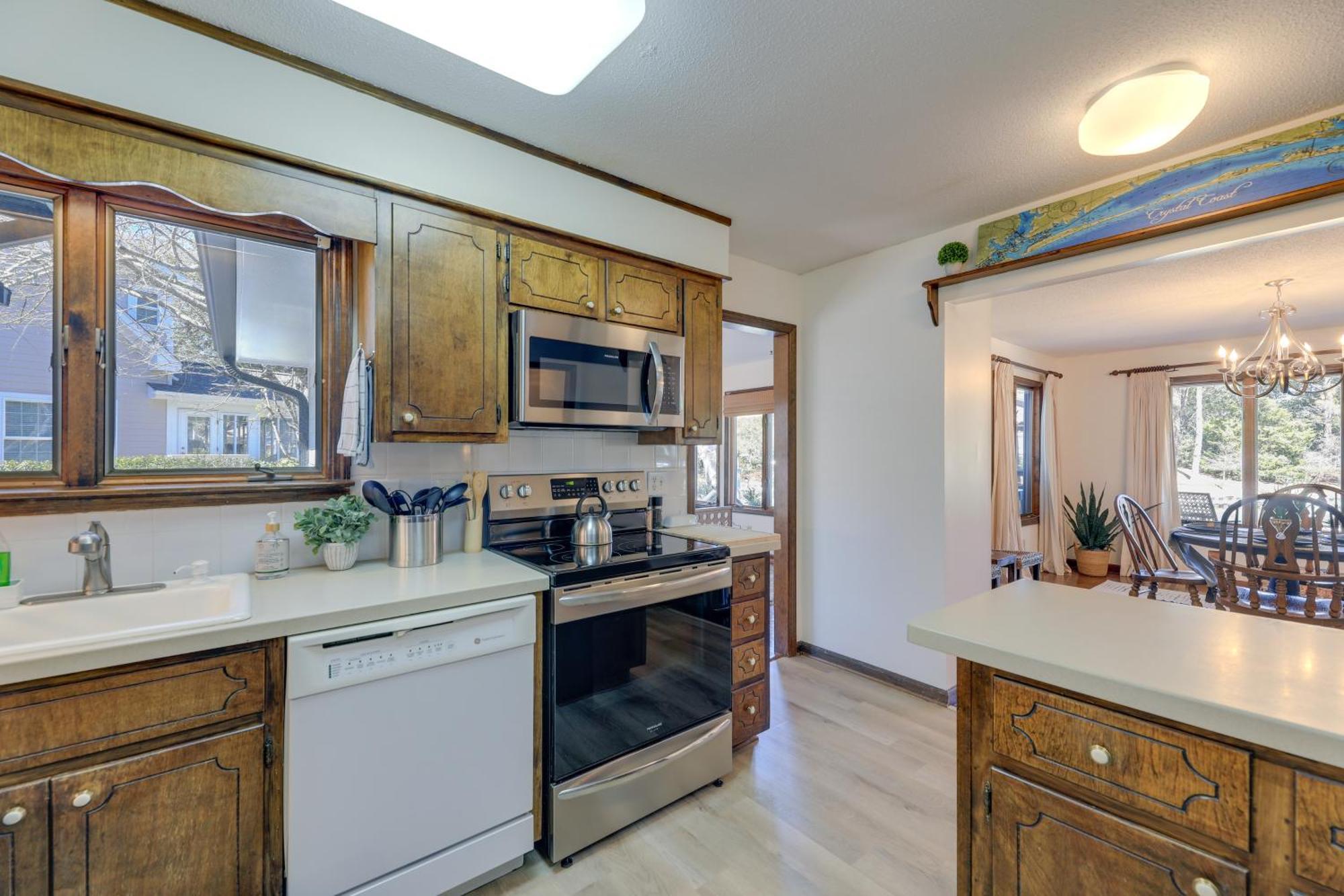 Waterfront Pine Knoll Shores Gem With Boat Dock Exterior foto